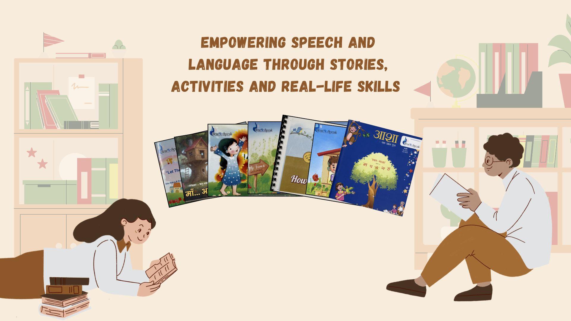 HearMeSpeak books: empowering speech and language through stories, activities, and real-life skills